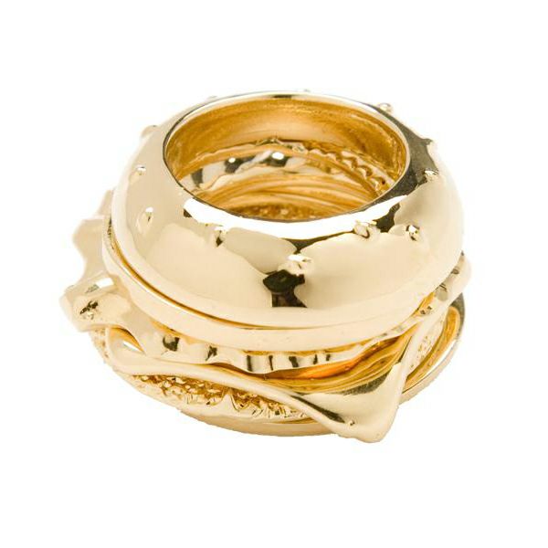 残り1点】リング/バーガー(ゴールド) | Q-pot. ONLINE SHOP