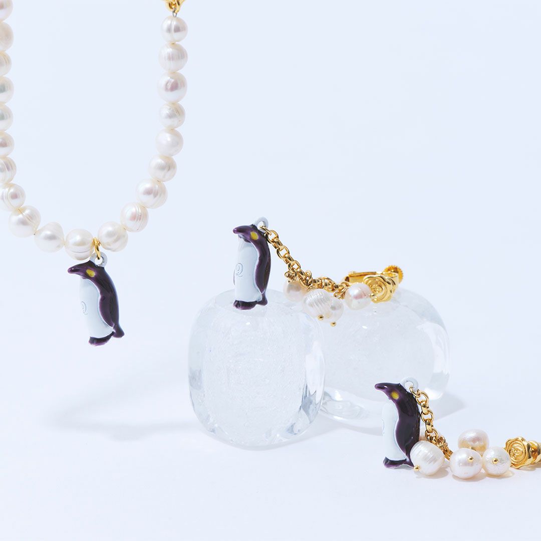 ペンギン バロック淡水パール ピアス | Q-pot. ONLINE SHOP