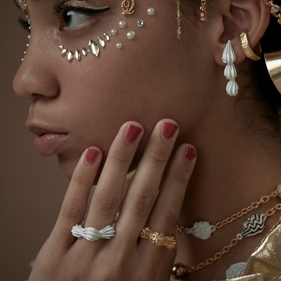 スウィートクリーミークリーム イヤリング | Q-pot. ONLINE SHOP