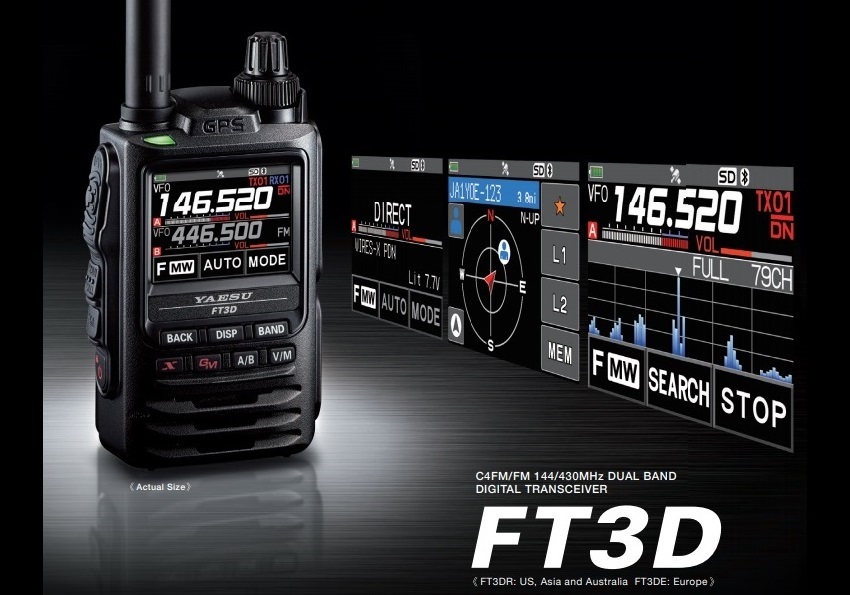 Yaesu FT3D – new flagship VHF/UHF handheld | QRPblog
