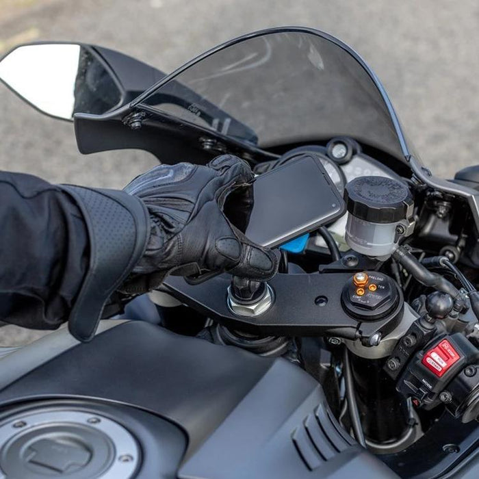 フォークステムマウント バイク用スマホホルダー｜クアッドロック