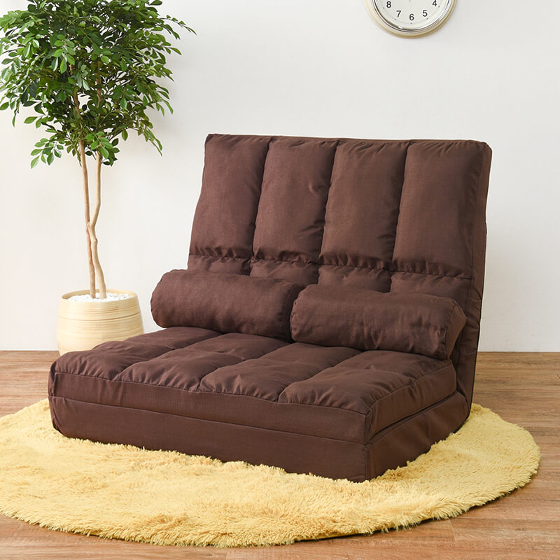 ハイバック 3WAYソファベッド 1.5人掛け [幅90] 14段階リクライニング