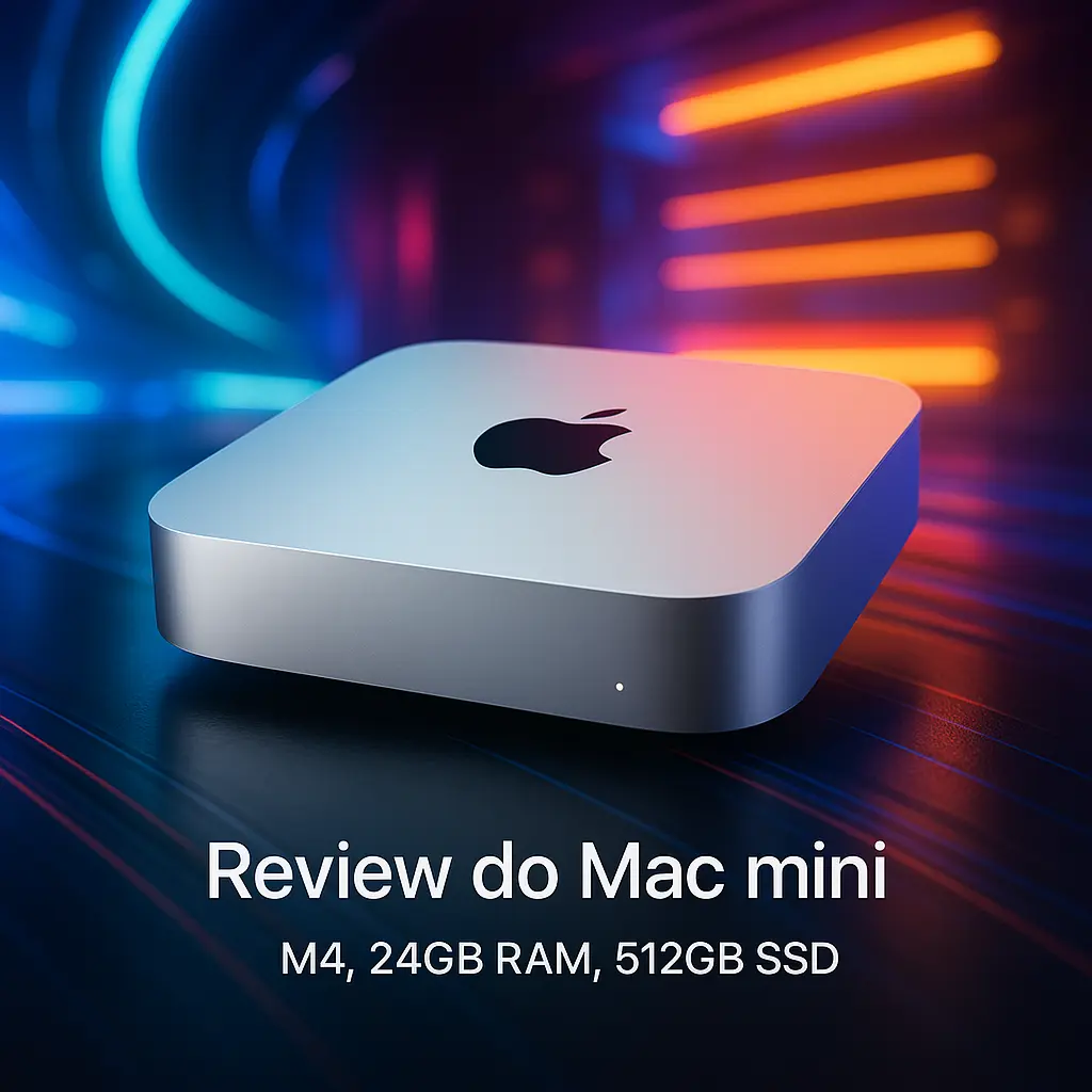 Apple Mac mini com M4, 24GB RAM e 512GB SSD