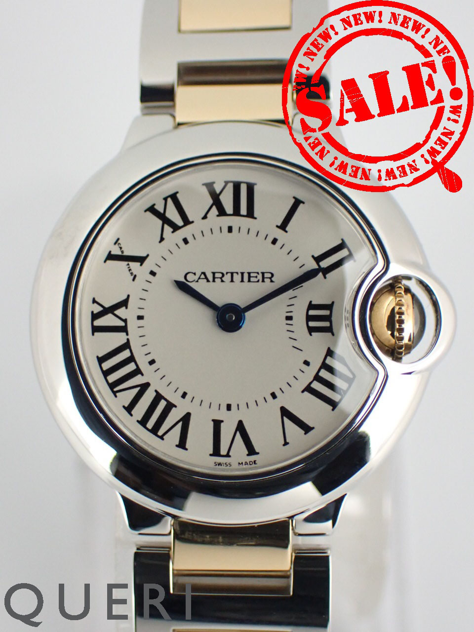 カルティエ バロンブルー SMコンビ W69007Z3 を最安値価格で販売中