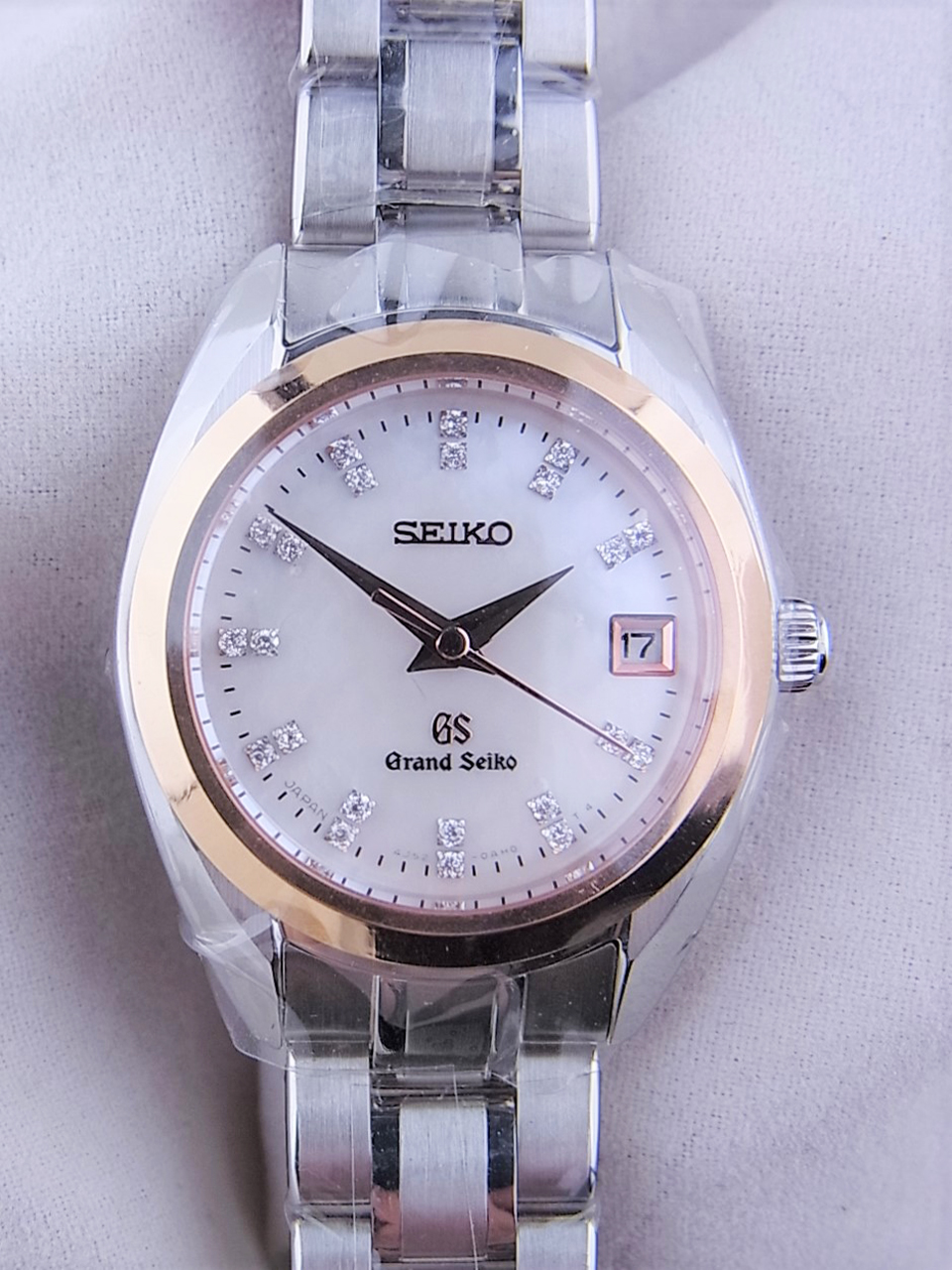 グランドセイコー レディース 22Pダイヤ ホワイトシェルダイヤル
