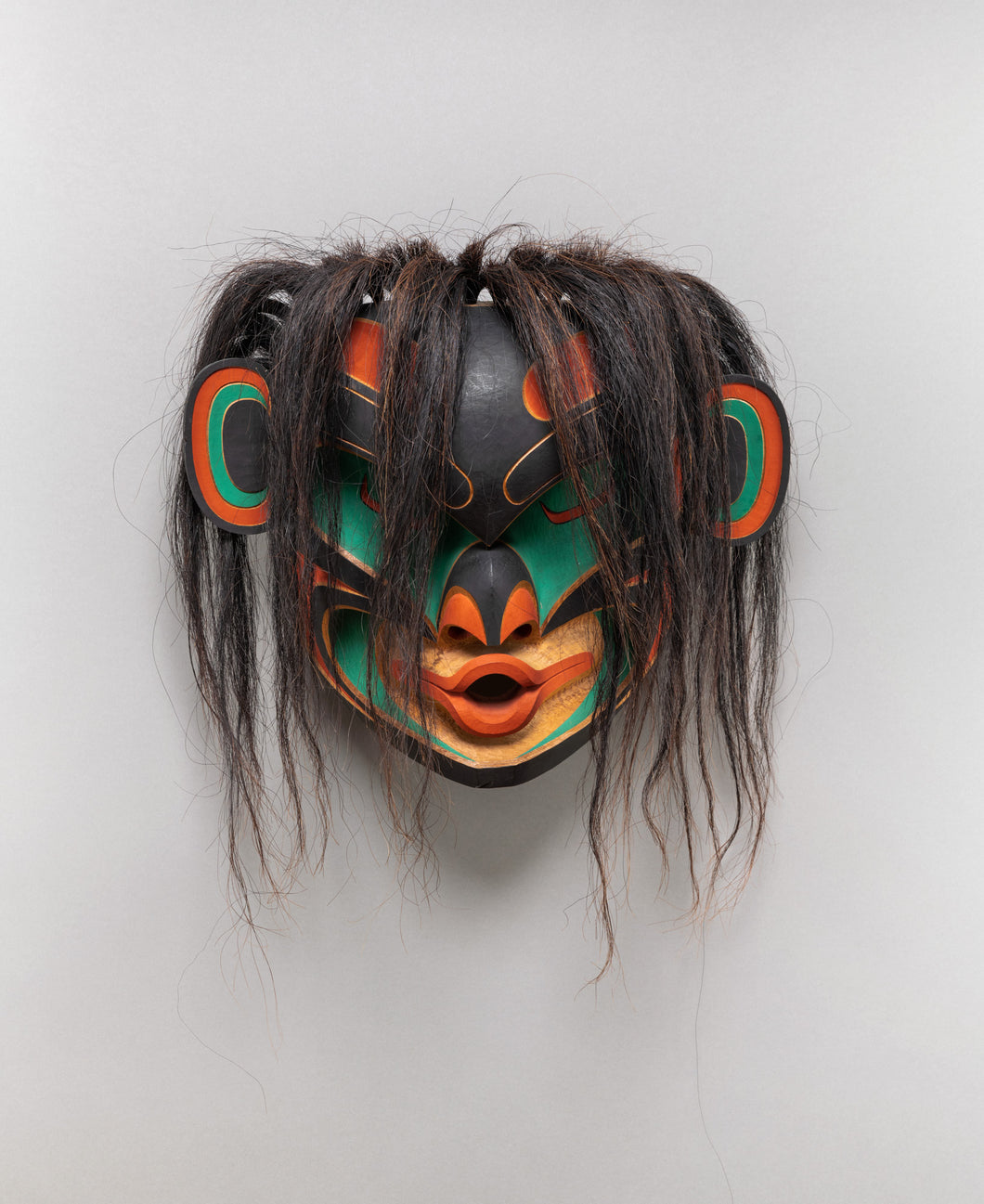 Dzoonakwa (Wild Woman of the Woods) Mask by Gene Brabant, Cree