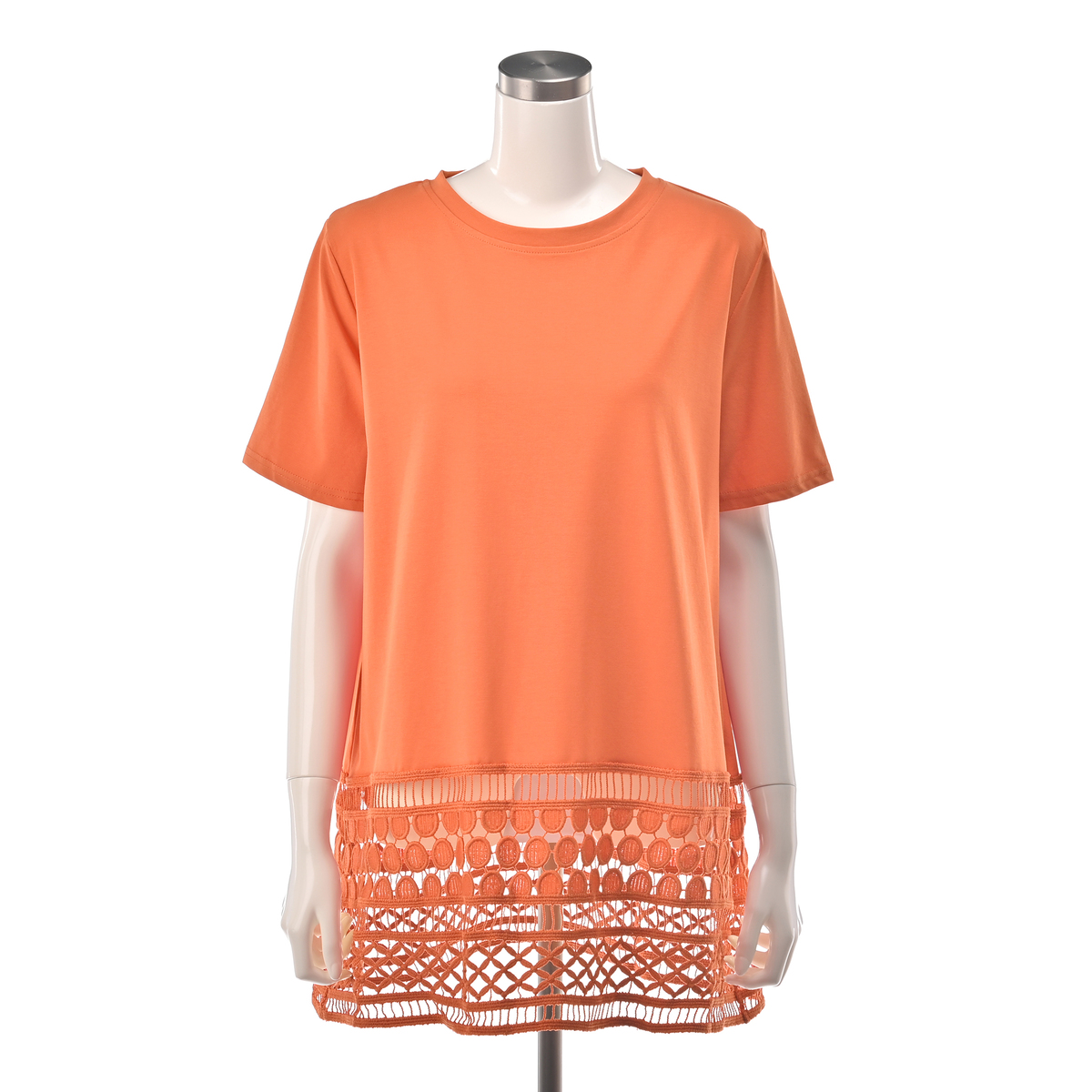 Provador グラフィカル刺繍レースチュニック 麻布プロバドール - QVC.jp