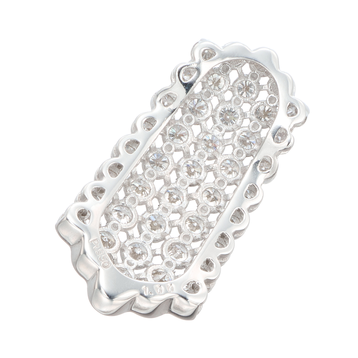 PT950 ダイヤモンド5ラインペンダントヘッド 計1.0ctUP