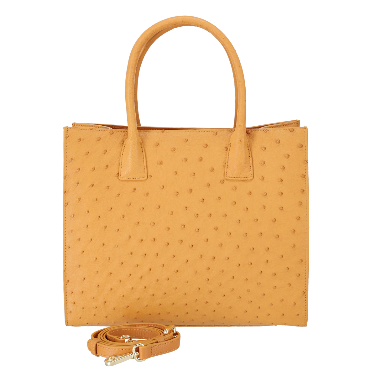 ロダニア オーストリッチ フルポイント2WAYスクエア トートバッグ