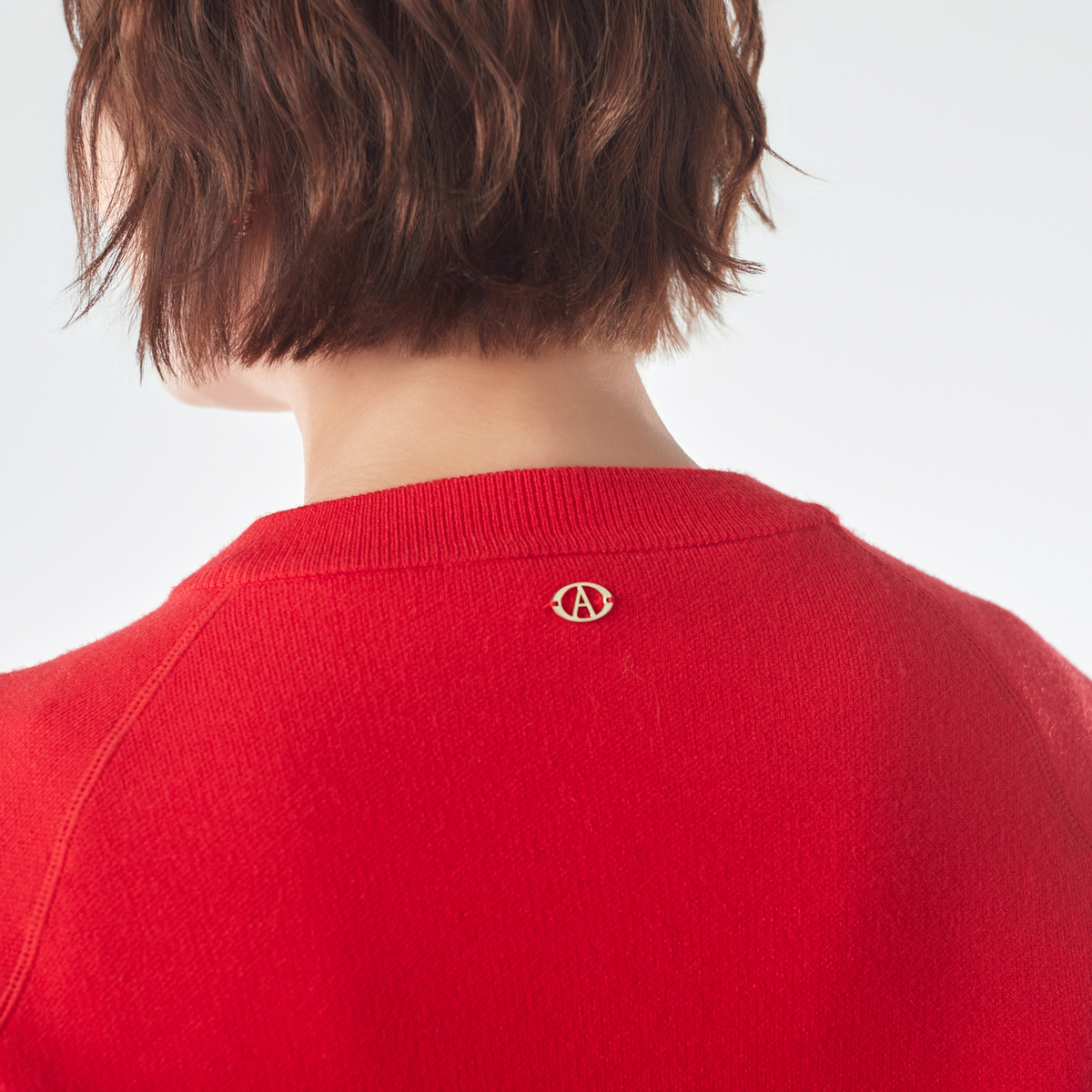 AnneCoquineコアスパンヤーンニットブルゾン ネット限定カラー