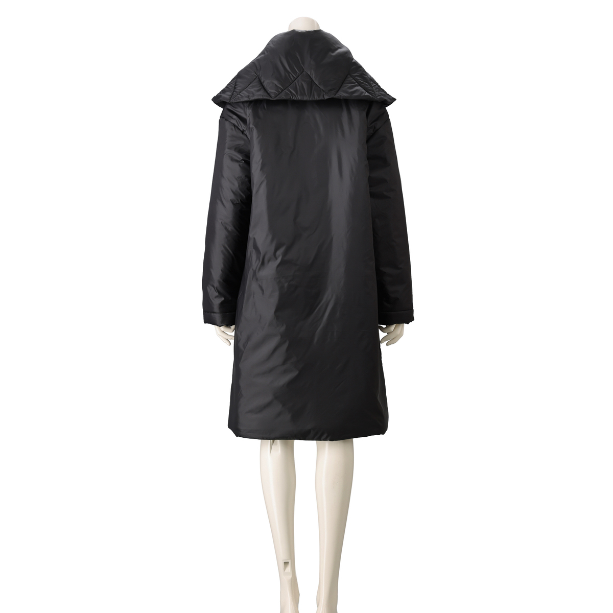 BOUTIQUE JUNKO ワイドカラー吸湿発熱中綿コート ブティックジュンコ