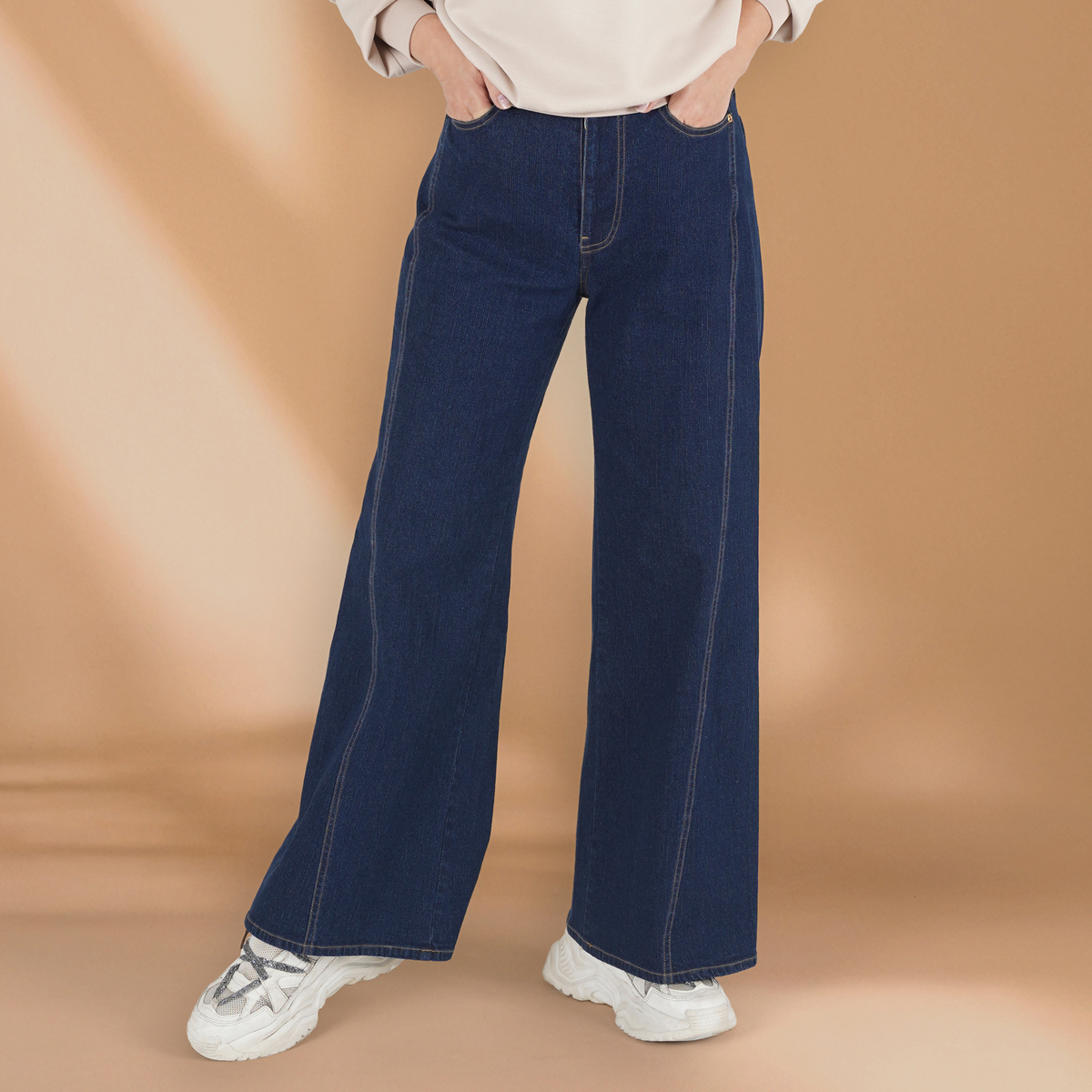 JEWEL MORRY'S デニムフレアパンツ JEWEL MORRY'S - QVC.jp