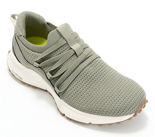 Ryka Knit Slip-On Sneakers with ACTIVfoam -Jumpstart Lace - QVC.com