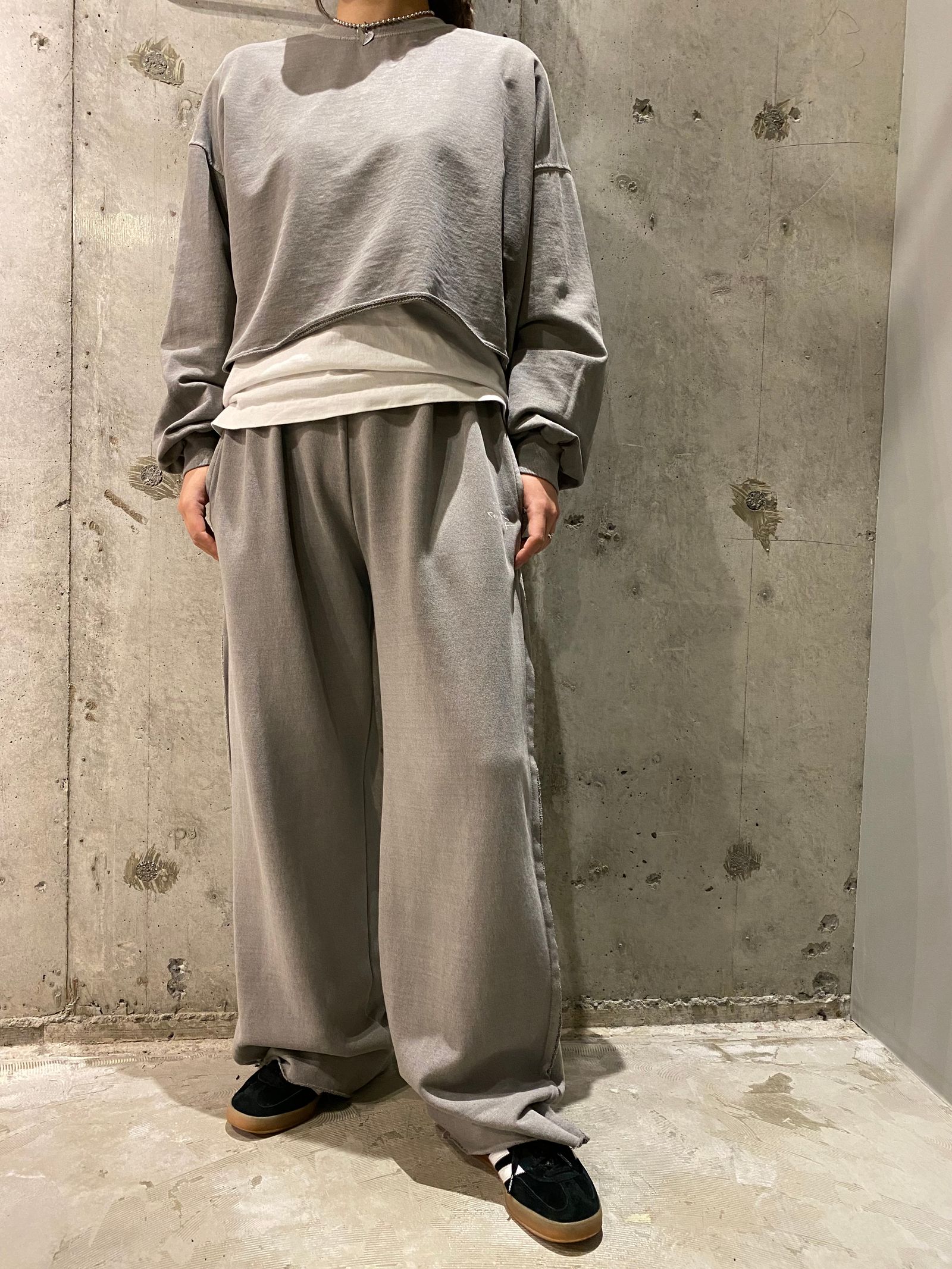 スウェットセットアップ/グレー/フリーサイズ | R and another stories