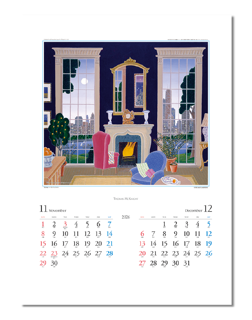 トーマス・マックナイト｜CALENDAR ONLINE SHOP ラクトカレンダー