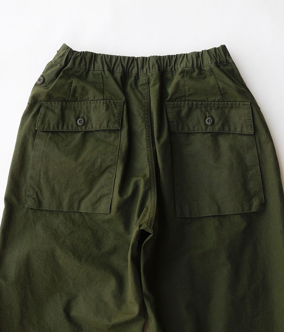 TapWater Cotton Ripstop Military Trousers [KHAKI] - Fresh Service