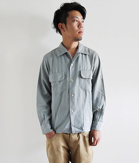 50's ギャバジンボックスシャツ［resize］ - Fresh Service NECESSARY