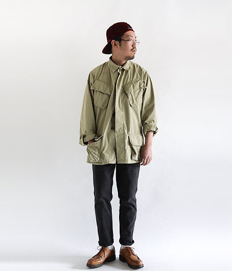 U.S.ARMY ジャングルファティーグジャケット ［Bleach Out / Beige