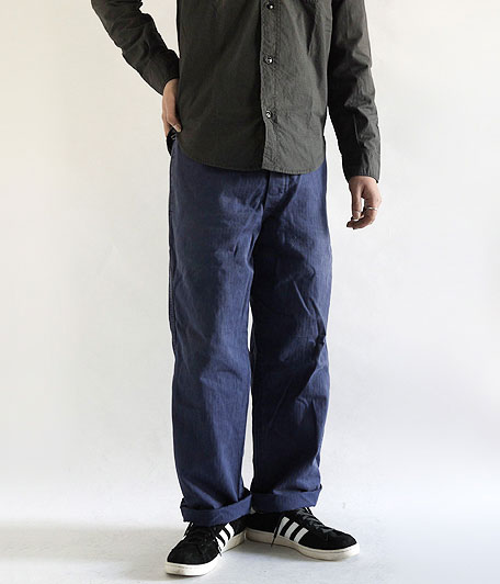 ドイツ軍ヘリンボーンツイルワークパンツ - Fresh Service NECESSARY