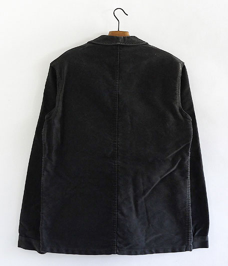LE MONT ST MICHEL ブラックモールスキンフレンチワークジャケット