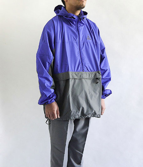 90's NIKE ACG Anorak Jacket Dead Stock [BLUE/GRAY] - Fresh Service
