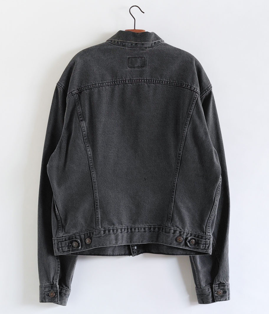 Euro Levi's 70500 ブラックデニムトラッカージャケット - Fresh