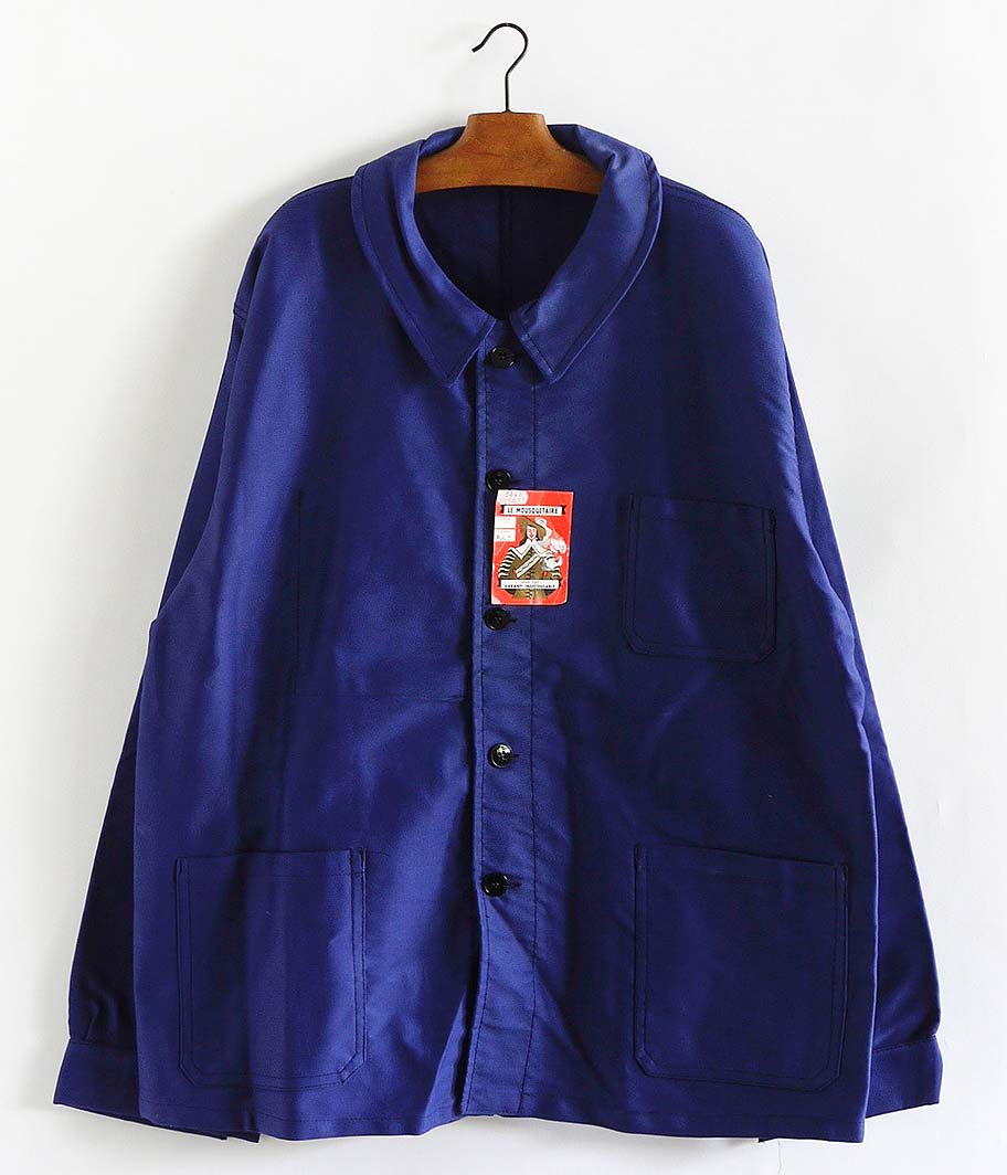 ブルーモールスキンフレンチワークジャケット [Dead Stock] - Fresh