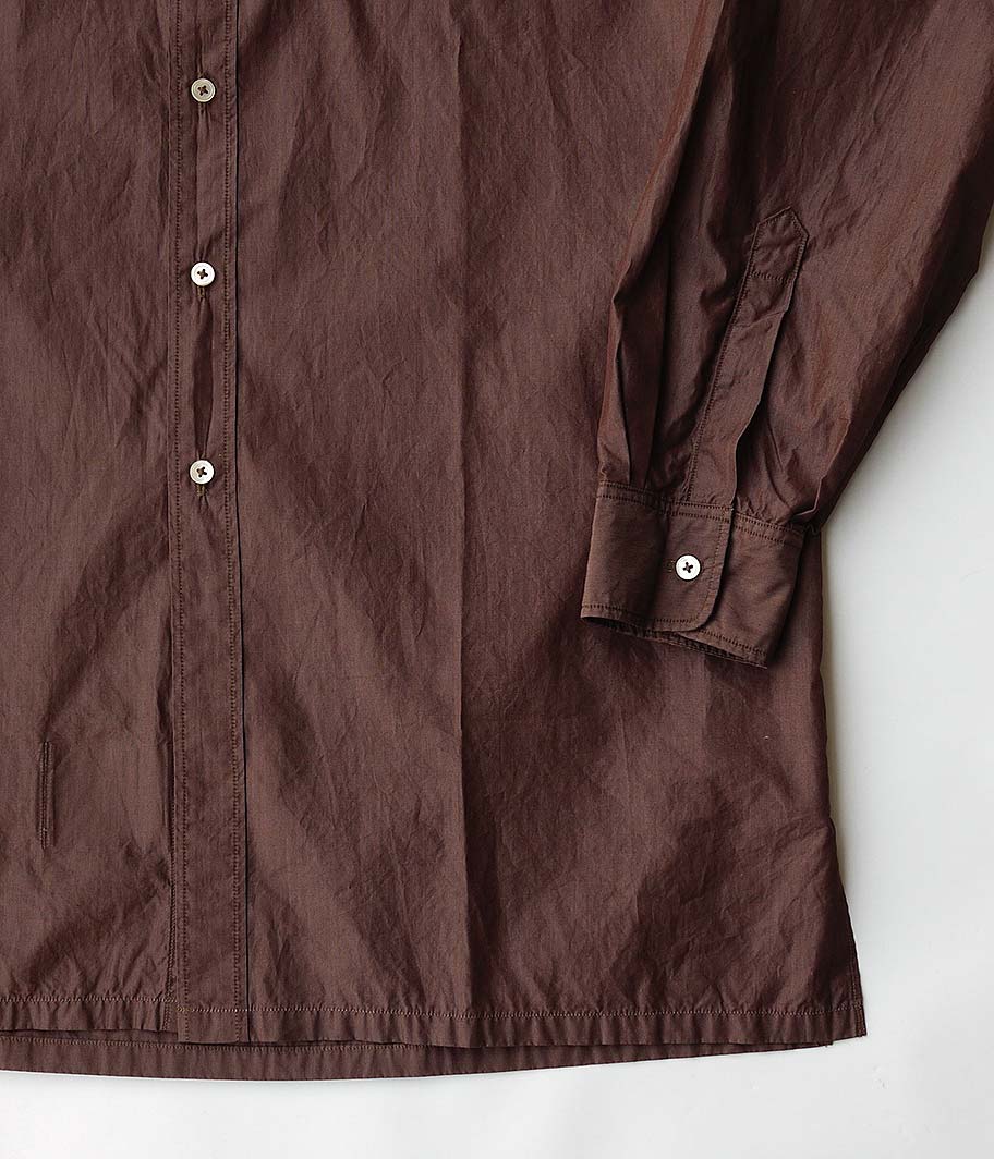 KAPTAIN SUNSHINE Regular Collar Shirts [BROWN CHAMBRAY] - Fresh