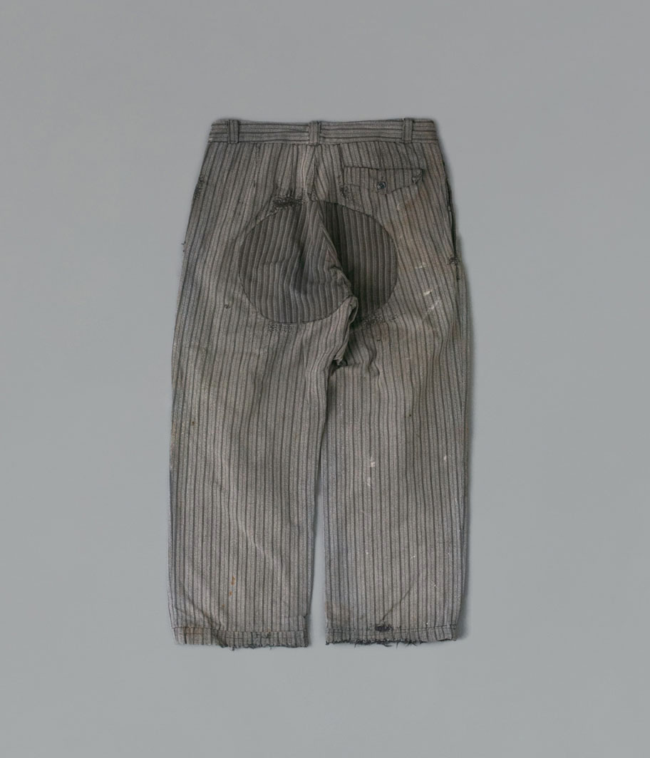 40's ストライプフレンチワークパンツ - Fresh Service NECESSARY or