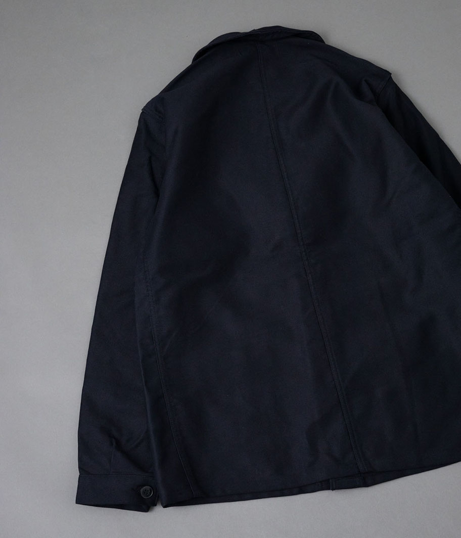 70's Le Mont Saint Martin ブラックモールスキンフレンチワーク