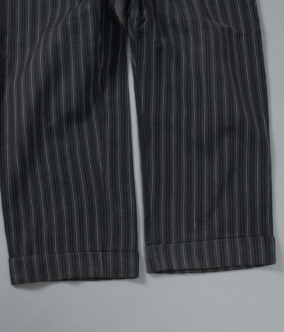 50s 60s ウール ツータックストライプスラックス 50s 60s~ ウール