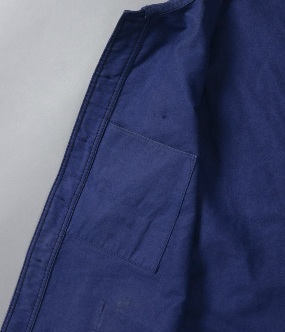 70's ブルーモールスキンフレンチワークジャケット - Fresh Service
