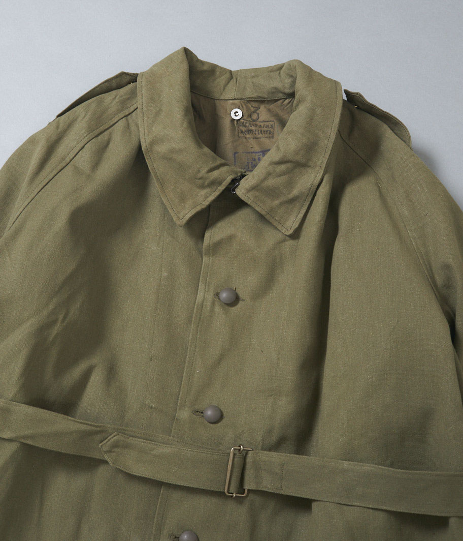 50's フランス軍モーターサイクルコート [Dead Stock] - Fresh Service