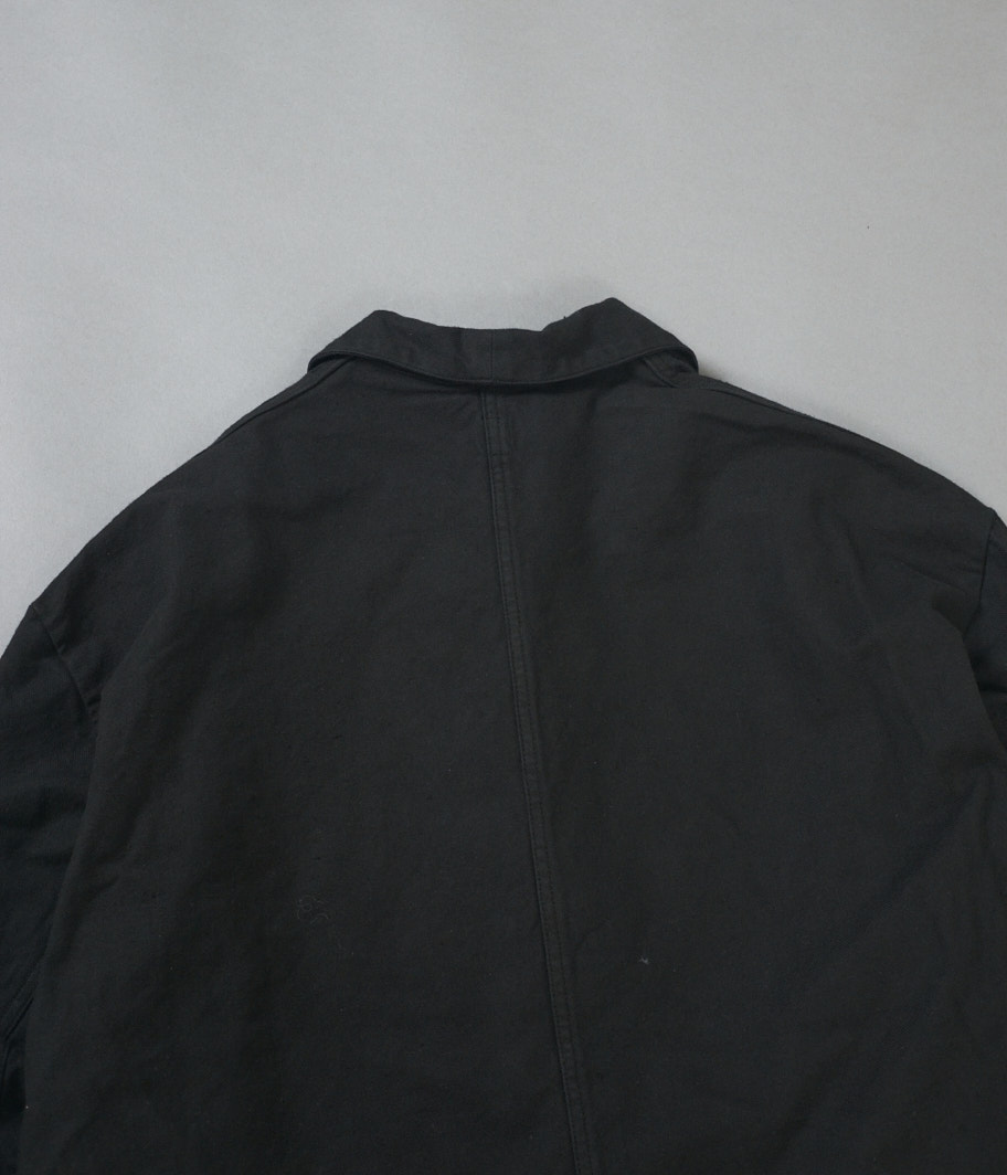 スウェーデン軍 メカニックワークジャケット ［Overdye/BLACK