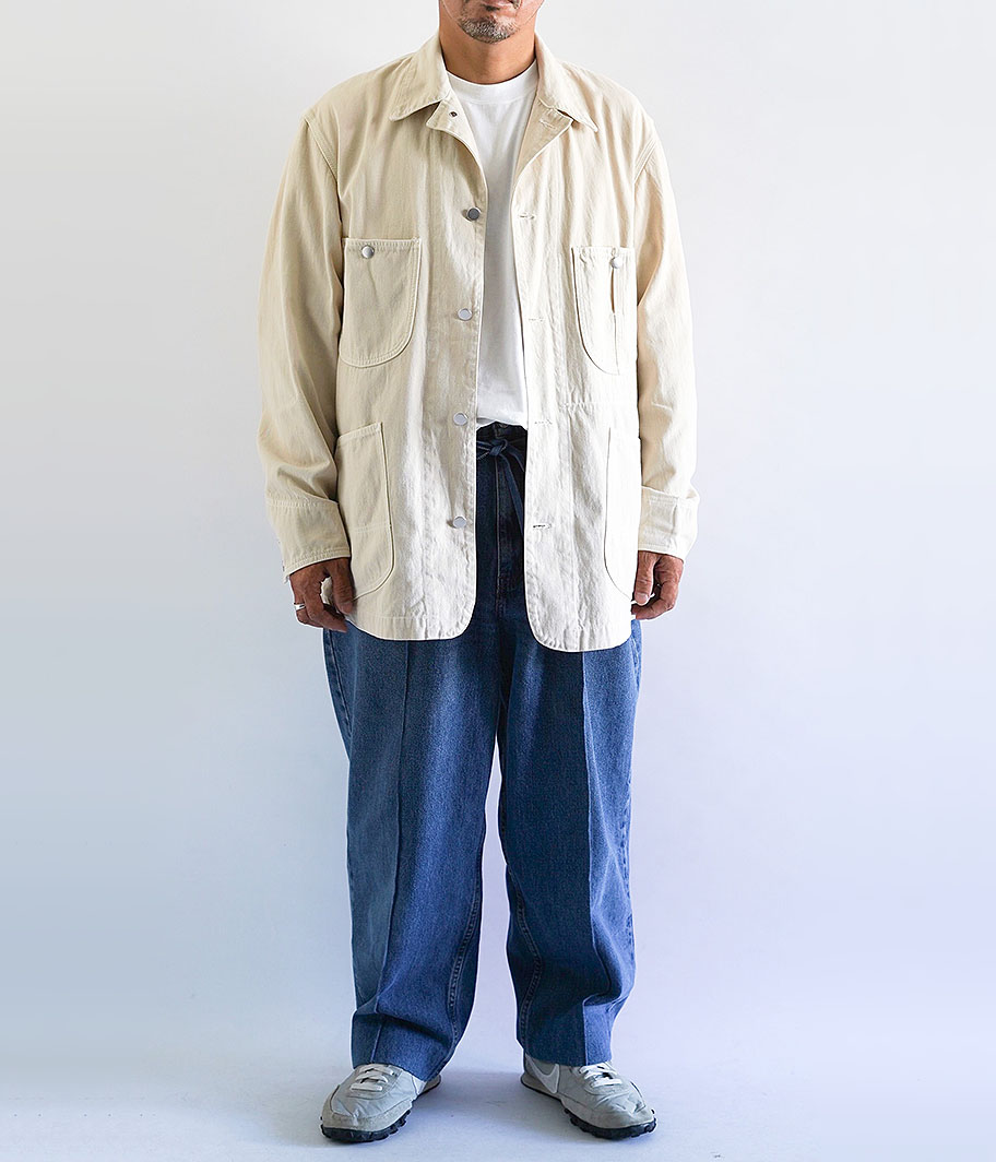 A.PRESSE Coverall Jacket [ECRU] - Fresh Service NECESSARY or