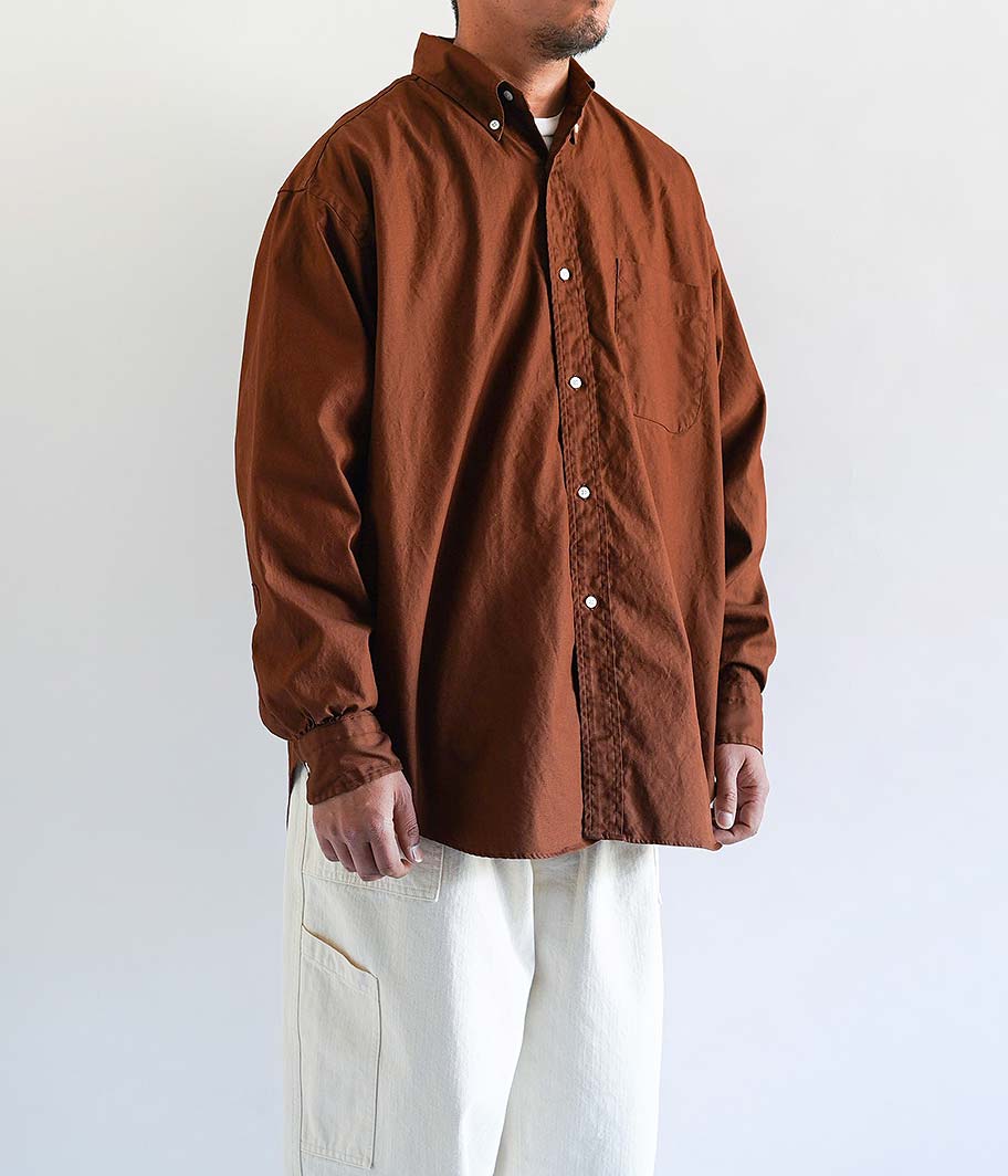A.PRESSE BD Oxford Shirt [BROWN] - Fresh Service NECESSARY or
