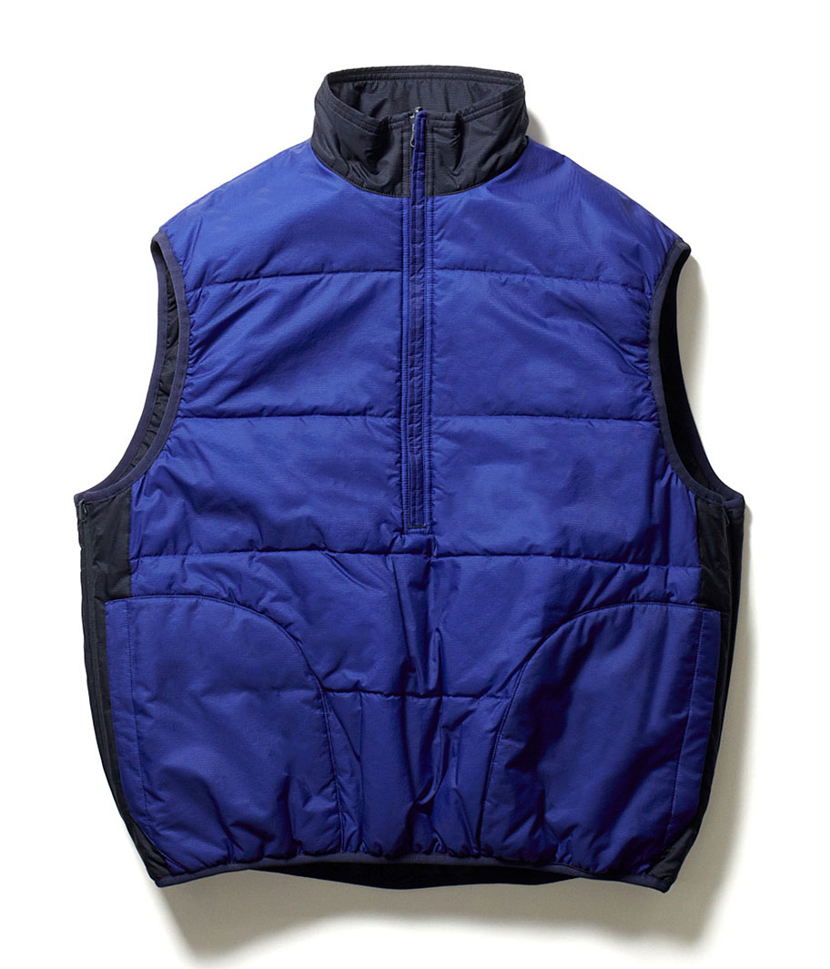 DAIWA PIER 39 TECH REVERSIBLE PULLOVER PUFF VEST [DARK NAVY