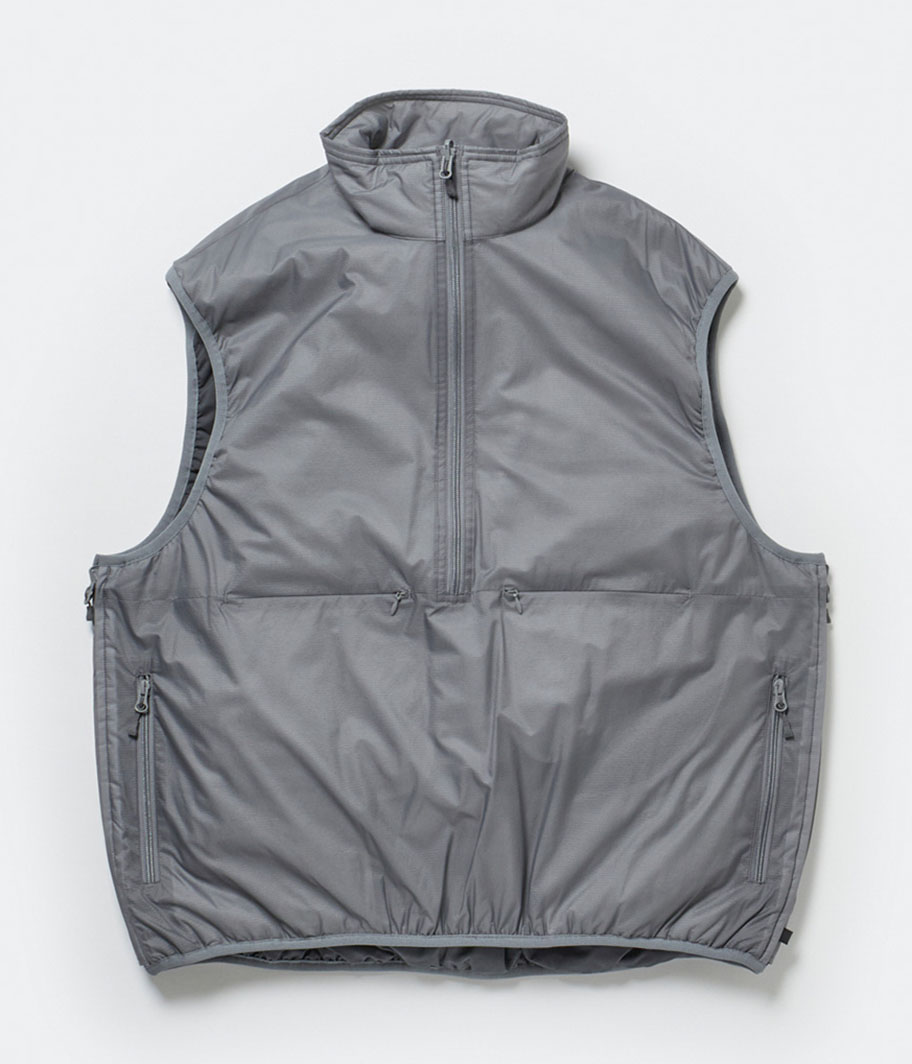 DAIWA PIER 39 TECH REVERSIBLE PULLOVER PUFF VEST [GRAY] - Fresh