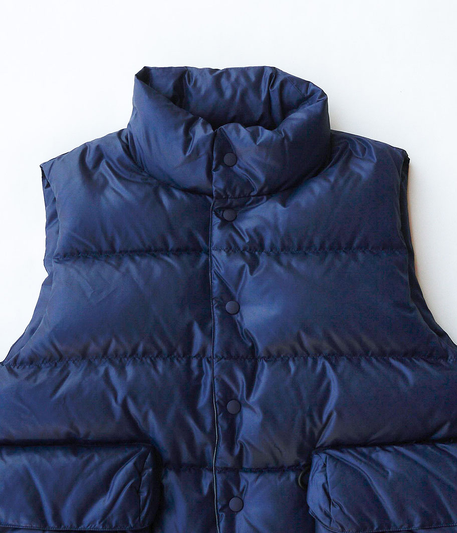 DAIWA PIER 39 TECH BACK PACKER DOWN VEST [DARK NAVY] - Fresh