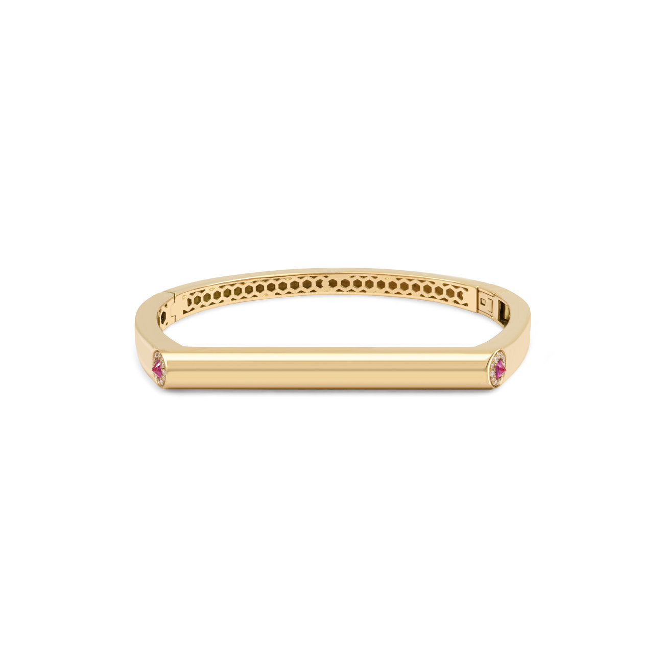 BANGLE GRACE GOLD RUBIES - Rainbow K