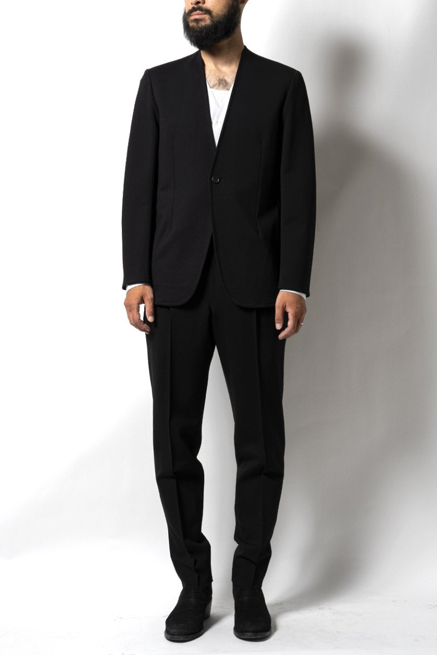 PONTE ROMA NO COLLAR JACKET/ BLACK – RAINMAKER KYOTO