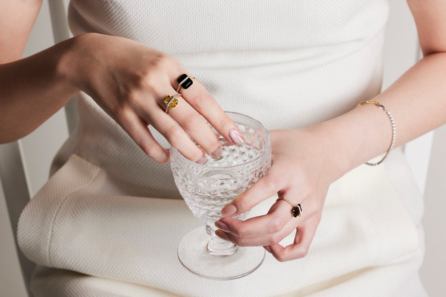 Ravicharme | 【数量限定】Nude 天然石リング レモンクォーツM