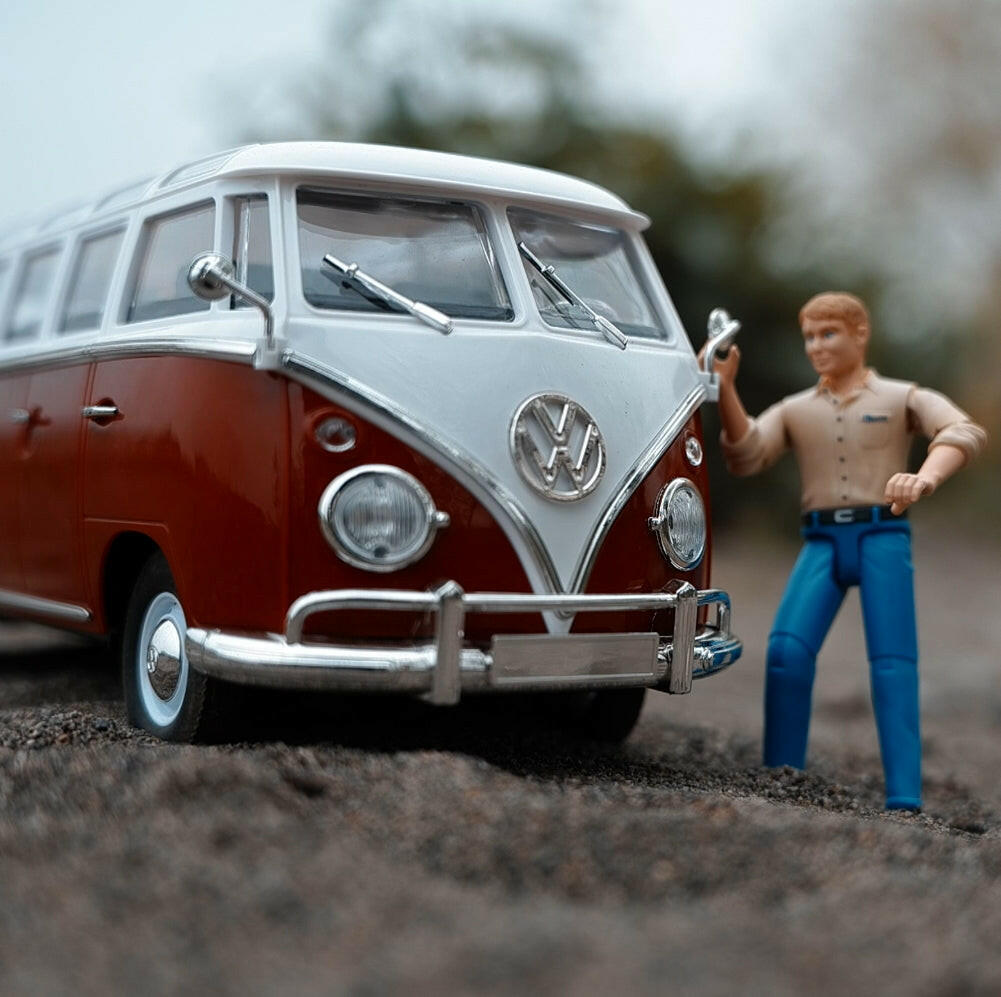 WPL JAPAN Miniシリーズ CXD D52 RTR Volkswagen Type 2 (ワーゲンバス