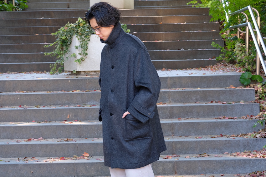 SANDWATERR RESEARCHED CITY COAT - BEAVER MELTON WOOL - Blog