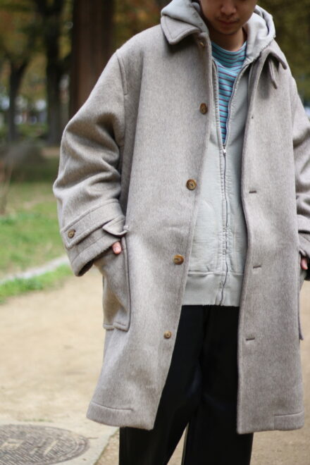 SANDWATERR RESEARCHED CITY COAT - BEAVER MELTON WOOL - Blog
