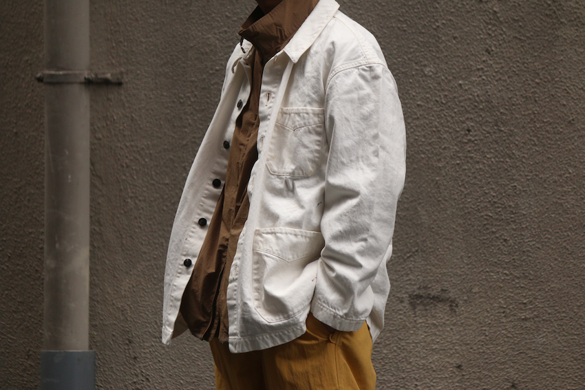 yoko sakamoto WORK JACKET - SELVEDGE DENIM - RAY COAL LIMITED