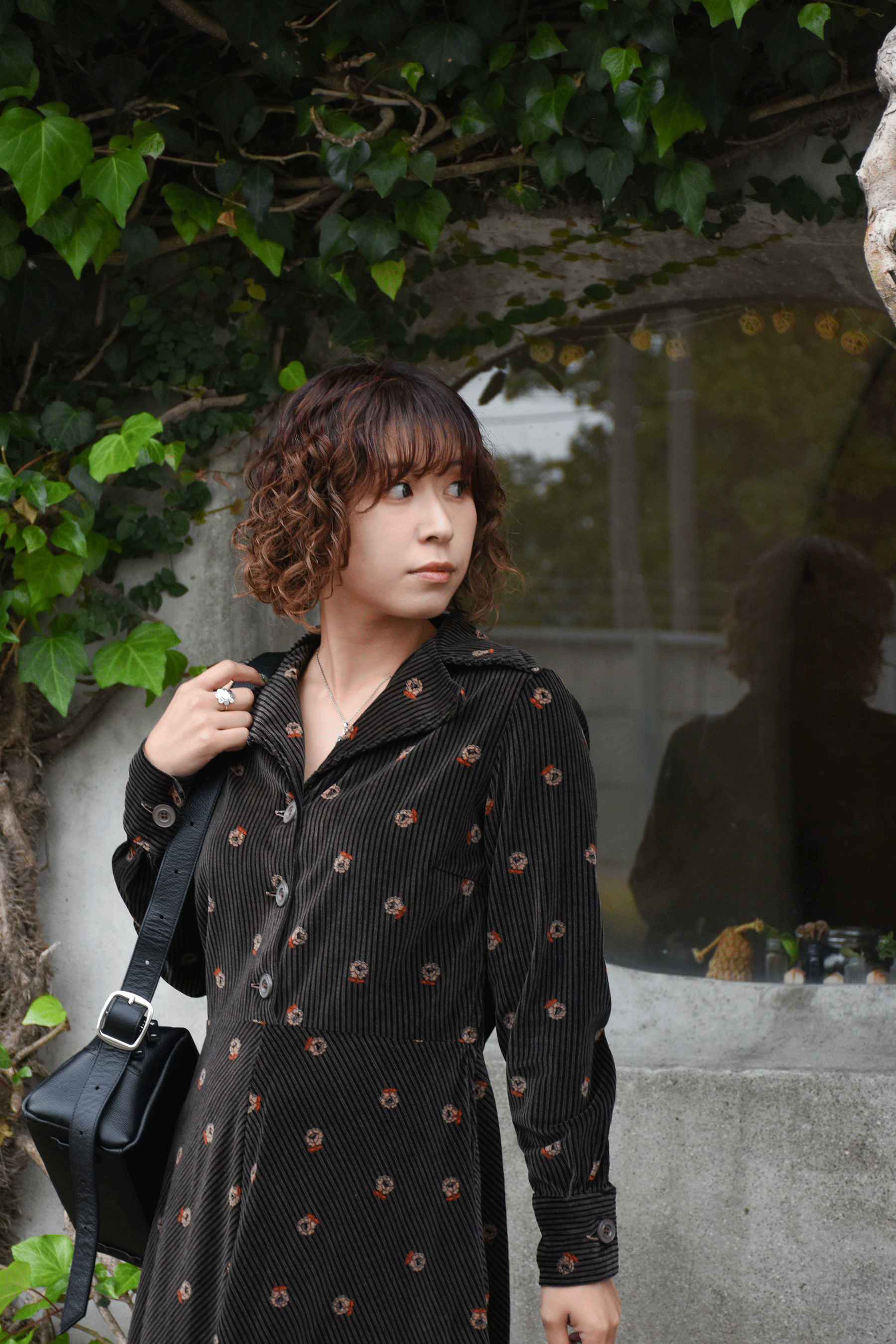 Vintage 70's Corduroy Flower One piece – RAYDY