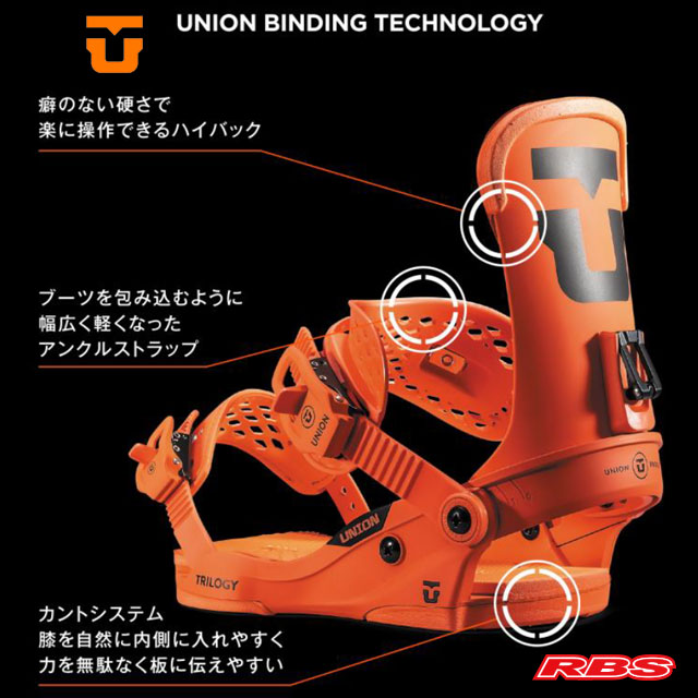 UNION 22-23 BINDING TRILOGY トリロジー 日本正規品 予約商品RBS