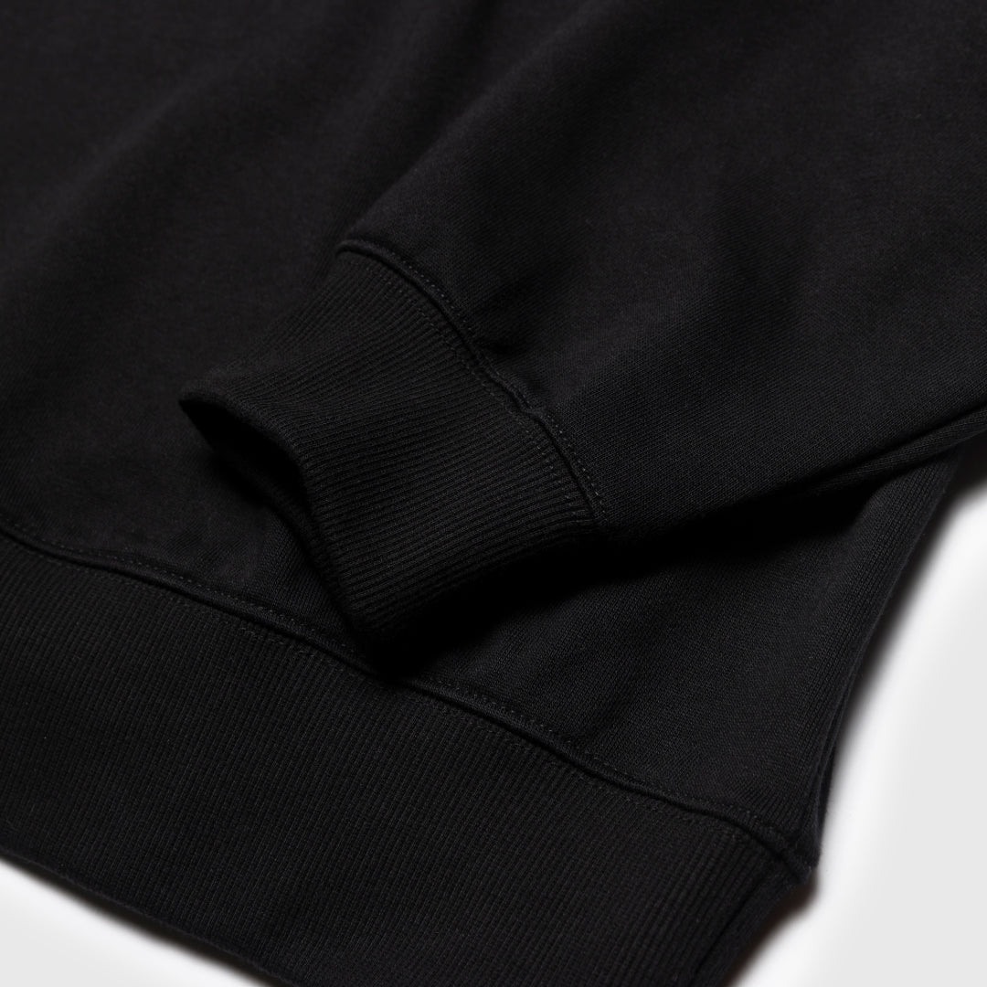 Crewneck Sweat Shirts -black-