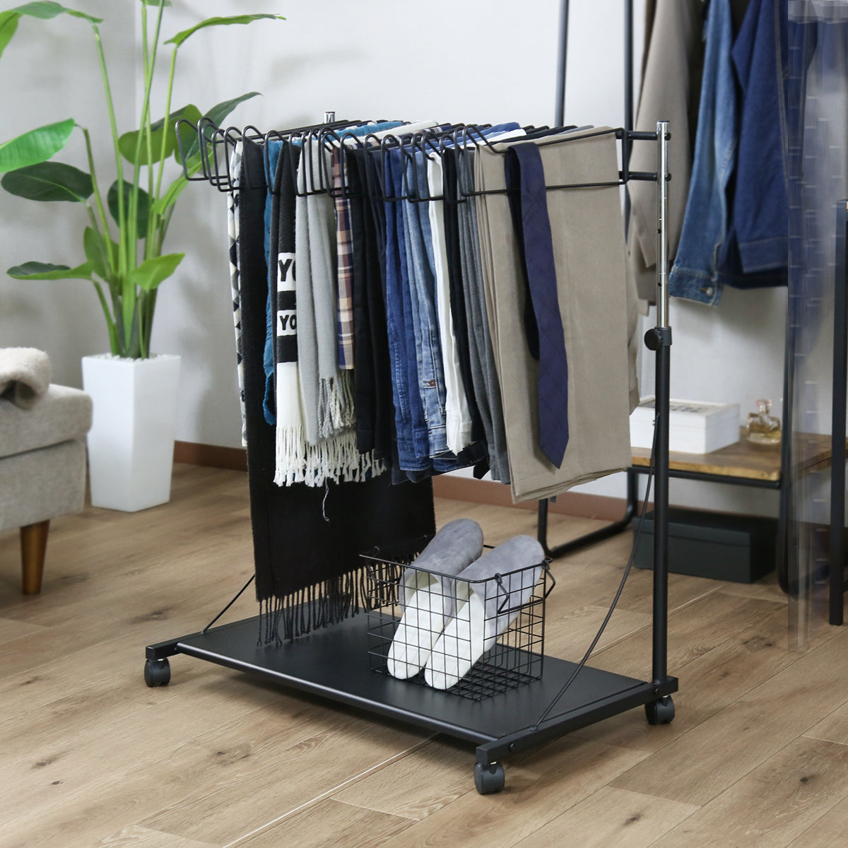 スラックスハンガー（20本掛け） フリーカ｜【公式】家具通販の